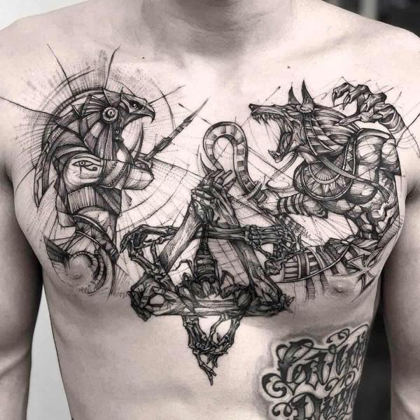 140 Anubis Tattoo Design Ideas for your Inspiration