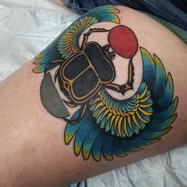 50+ Scarab Tattoo Design Ideas with Meaning
