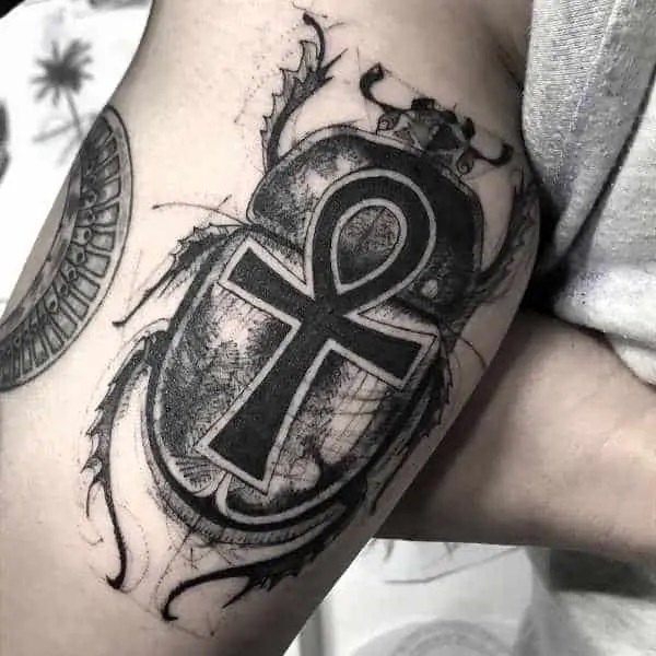 50+ Scarab Tattoo Design Ideas with Meaning