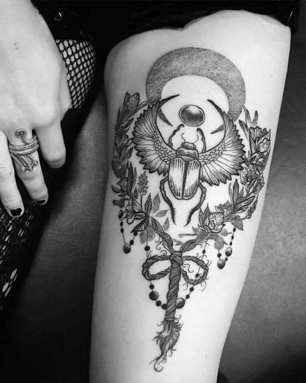 50+ Scarab Tattoo Design Ideas with Meaning