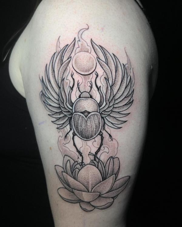 50+ Scarab Tattoo Design Ideas with Meaning