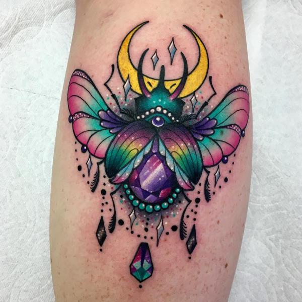 50+ Scarab Tattoo Design Ideas with Meaning