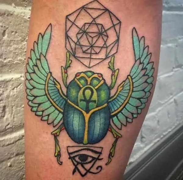 50+ Scarab Tattoo Design Ideas with Meaning