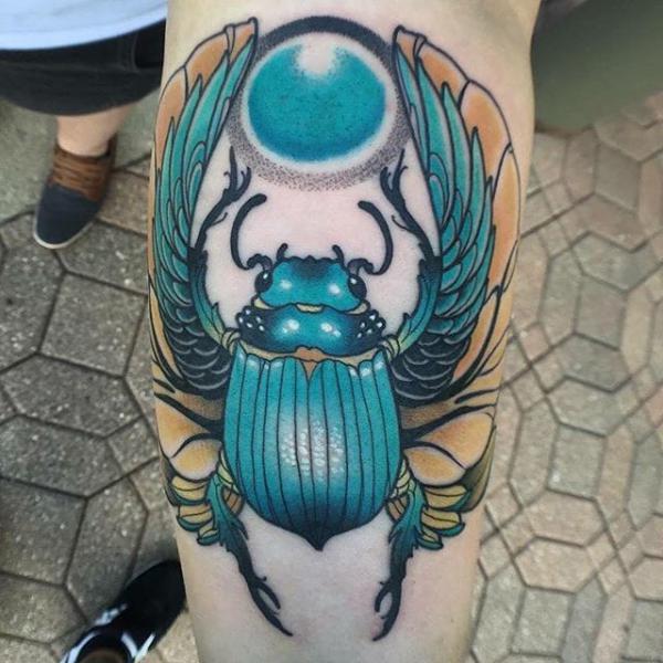 50+ Scarab Tattoo Design Ideas with Meaning