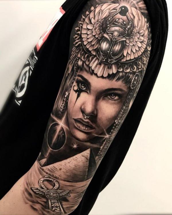 50+ Cleopatra Tattoo Designs with Meanings