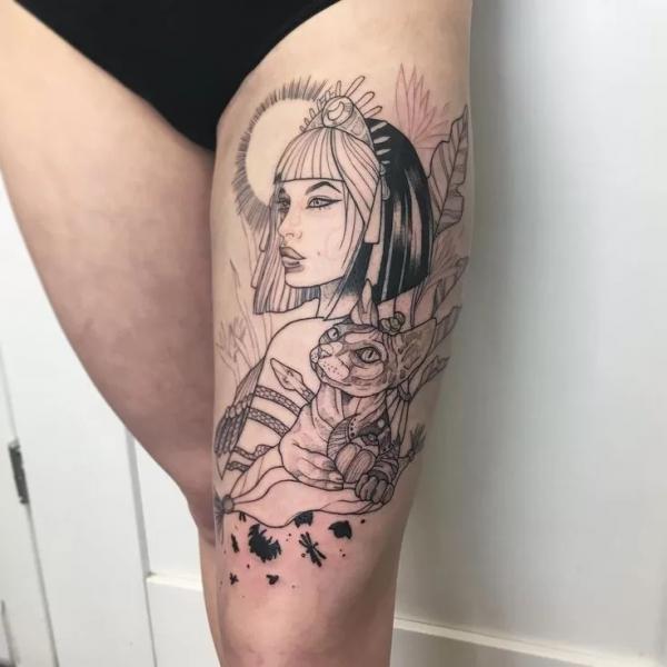50+ Cleopatra Tattoo Designs with Meanings