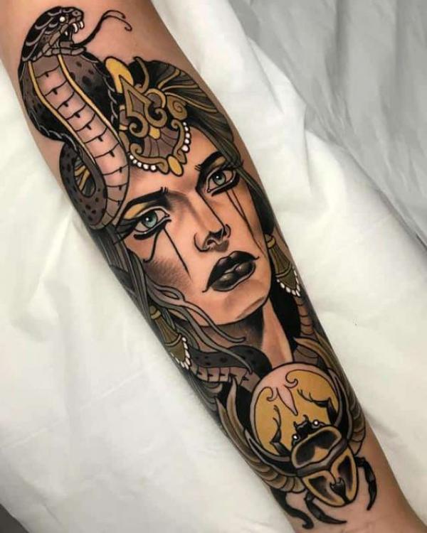 50+ Cleopatra Tattoo Designs with Meanings