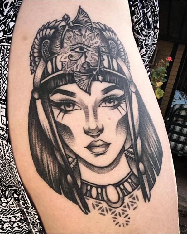 50+ Cleopatra Tattoo Designs with Meanings
