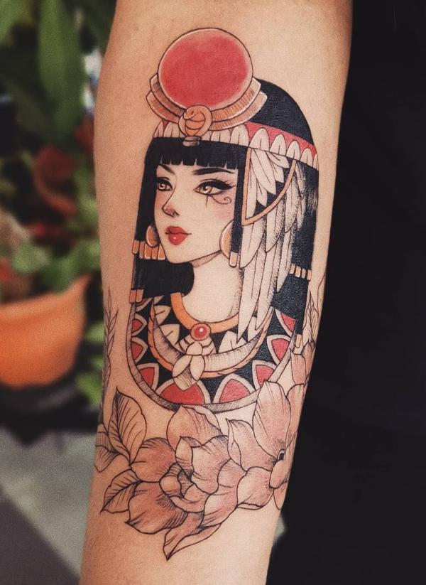 50+ Cleopatra Tattoo Designs with Meanings
