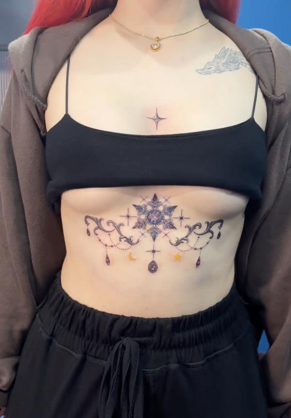 100 Snowflake tattoo Ideas for Your Winter Ink
