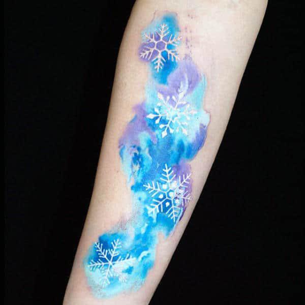 100 Snowflake tattoo Ideas for Your Winter Ink