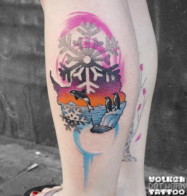 100 Snowflake tattoo Ideas for Your Winter Ink