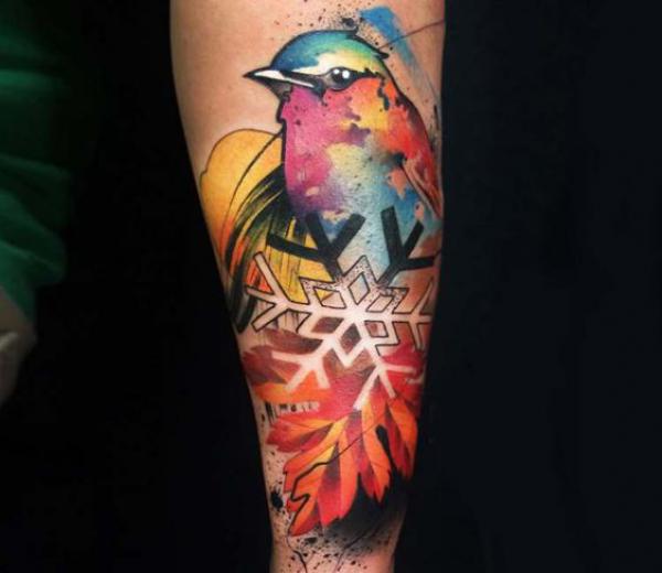 100 Snowflake tattoo Ideas for Your Winter Ink