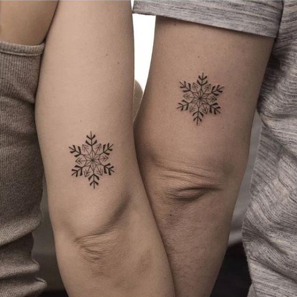 100 Snowflake tattoo Ideas for Your Winter Ink