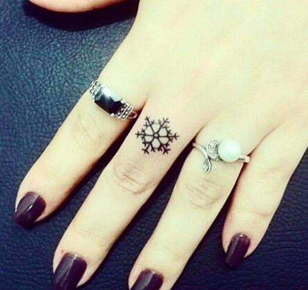 100 Snowflake tattoo Ideas for Your Winter Ink