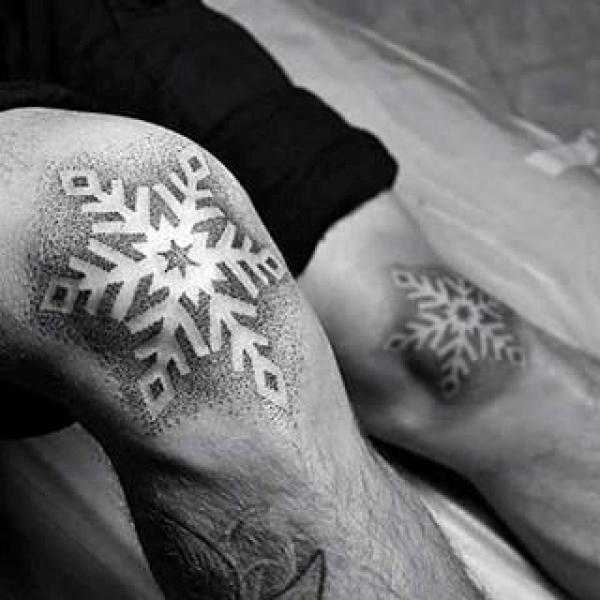 100 Snowflake tattoo Ideas for Your Winter Ink