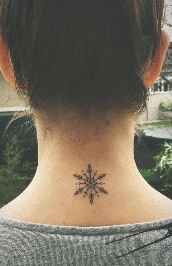 100 Snowflake tattoo Ideas for Your Winter Ink