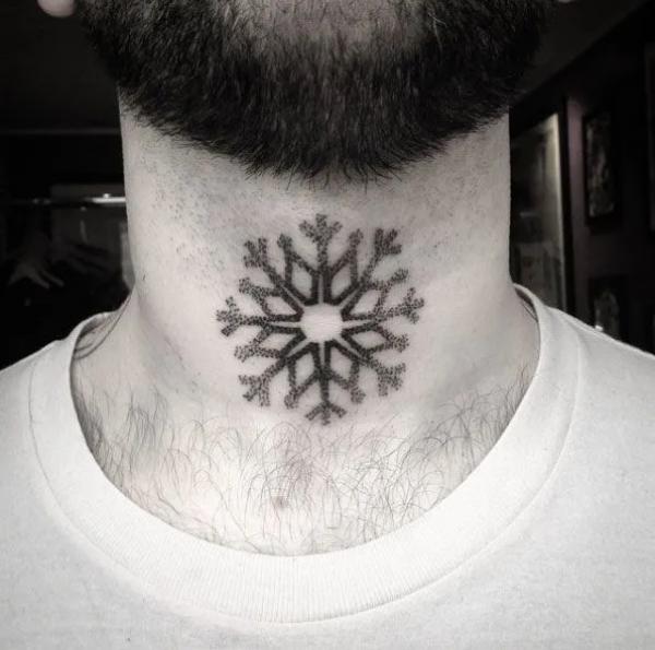 100 Snowflake tattoo Ideas for Your Winter Ink