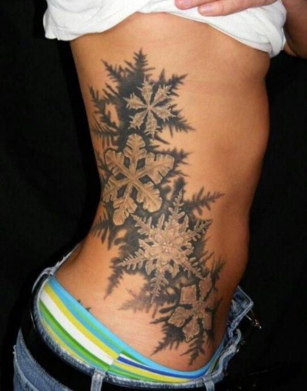 100 Snowflake tattoo Ideas for Your Winter Ink