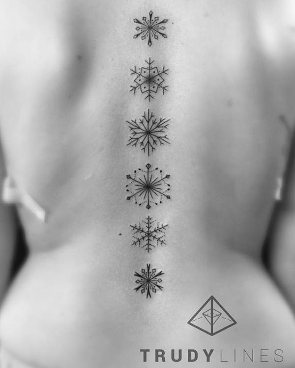 100 Snowflake tattoo Ideas for Your Winter Ink