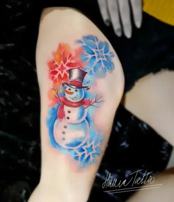 100 Snowflake tattoo Ideas for Your Winter Ink