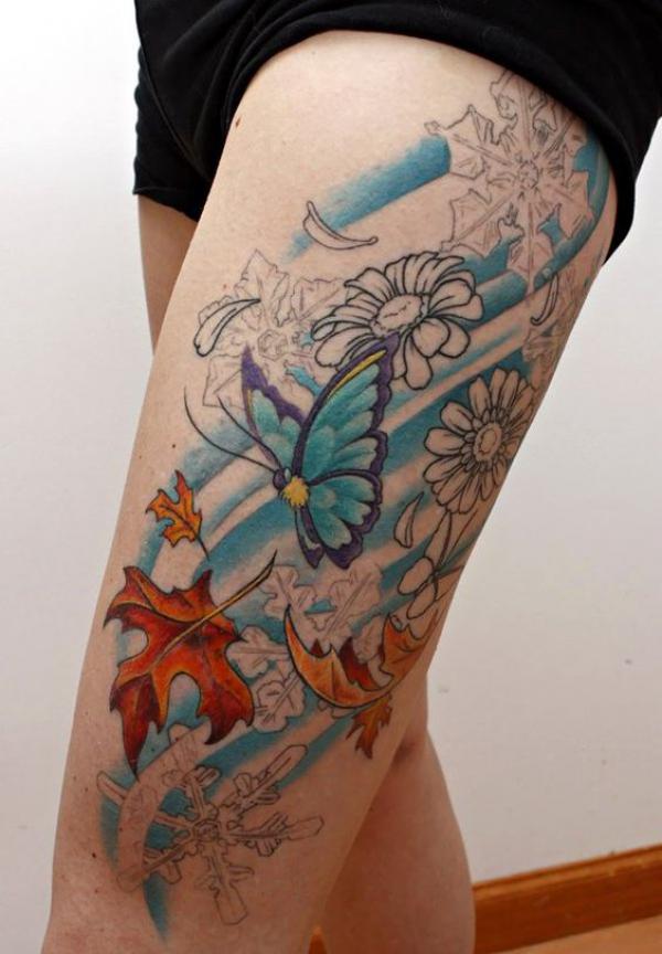 100 Snowflake tattoo Ideas for Your Winter Ink
