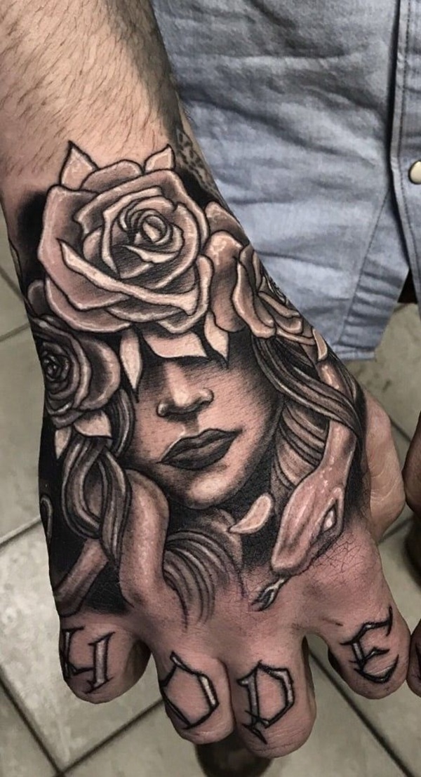 40 Medusa Hand Tattoo Designs with Meaning