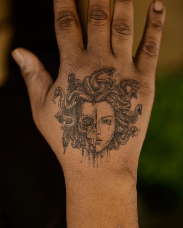 40 Medusa Hand Tattoo Designs with Meaning