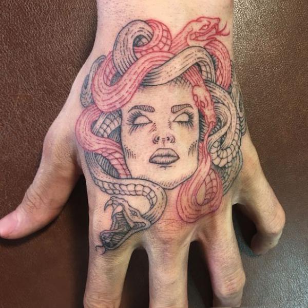 40 Medusa Hand Tattoo Designs with Meaning
