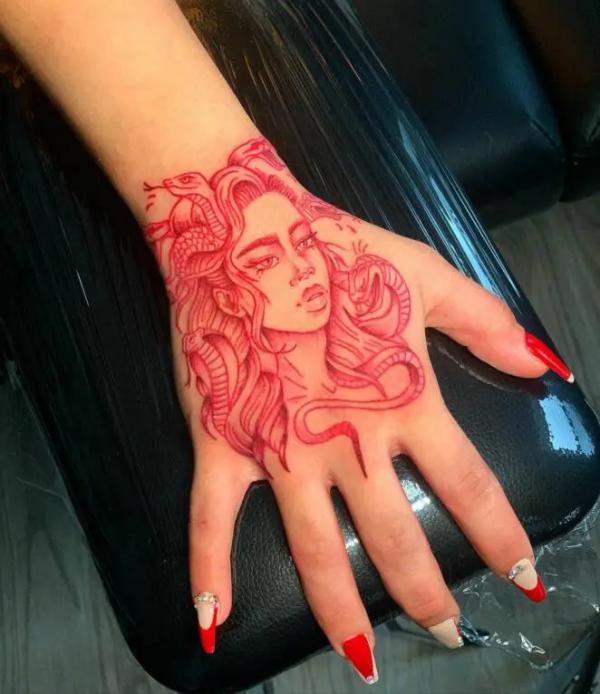 40 Medusa Hand Tattoo Designs with Meaning