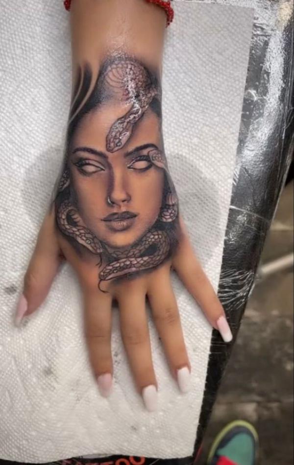 40 Medusa Hand Tattoo Designs with Meaning