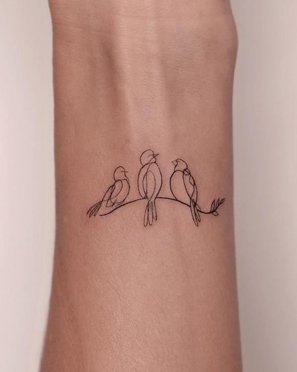80+ Artistic Line Work Tattoo Designs