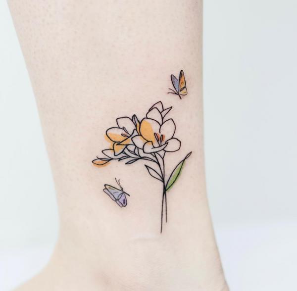 80+ Artistic Line Work Tattoo Designs