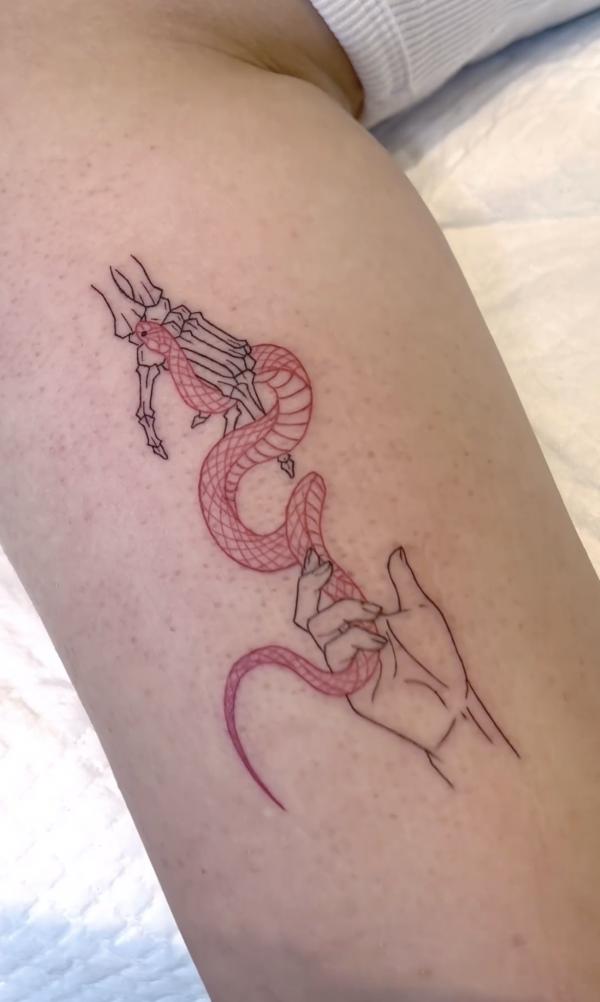 80+ Artistic Line Work Tattoo Designs