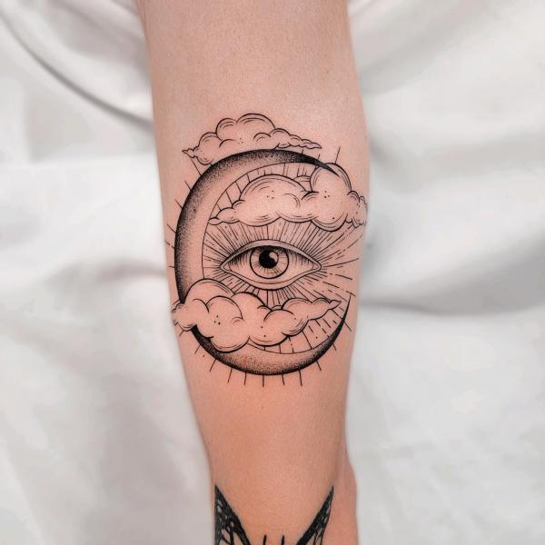 80+ Artistic Line Work Tattoo Designs