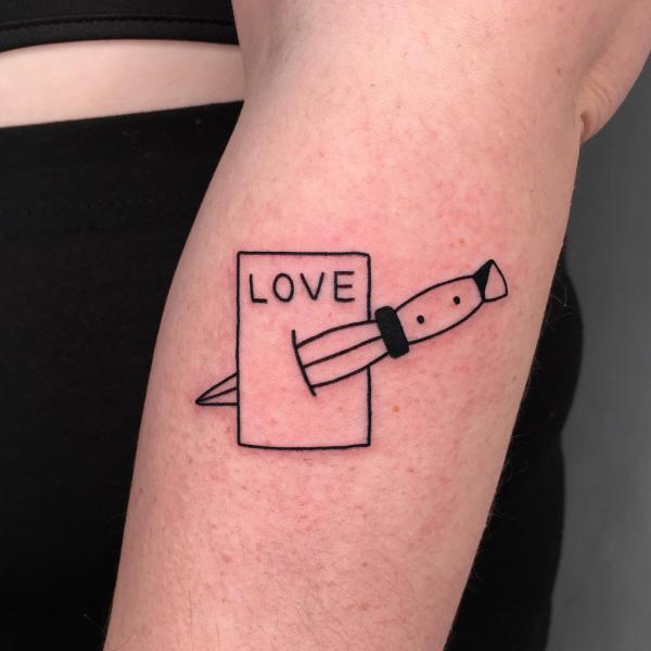 80+ Artistic Line Work Tattoo Designs