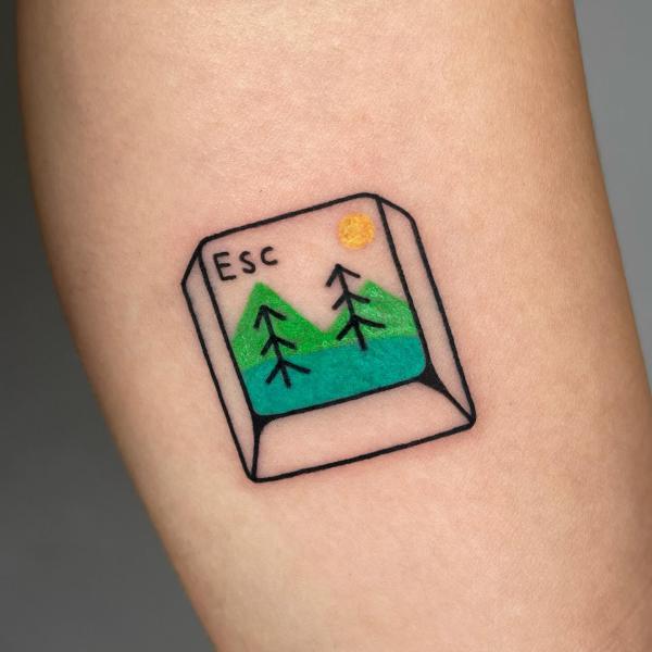 80+ Artistic Line Work Tattoo Designs
