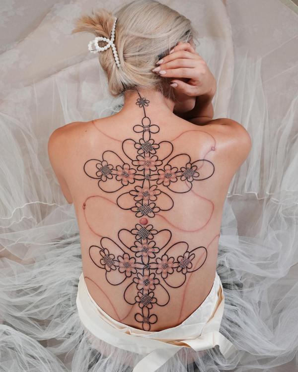 80+ Artistic Line Work Tattoo Designs