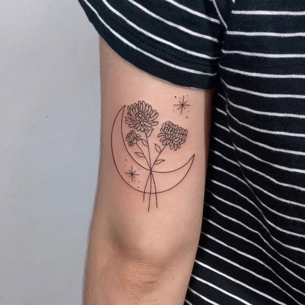 80+ Artistic Line Work Tattoo Designs