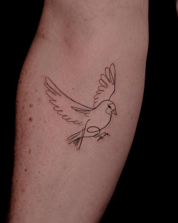 80+ Artistic Line Work Tattoo Designs