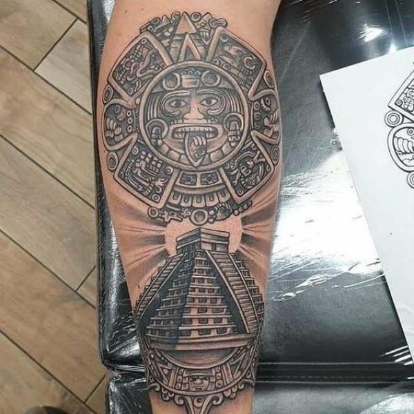 The Timeless Allure of the Aztec Calendar Tattoo