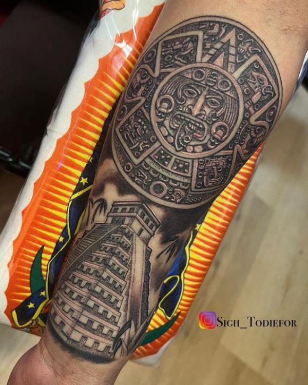 The Timeless Allure of the Aztec Calendar Tattoo