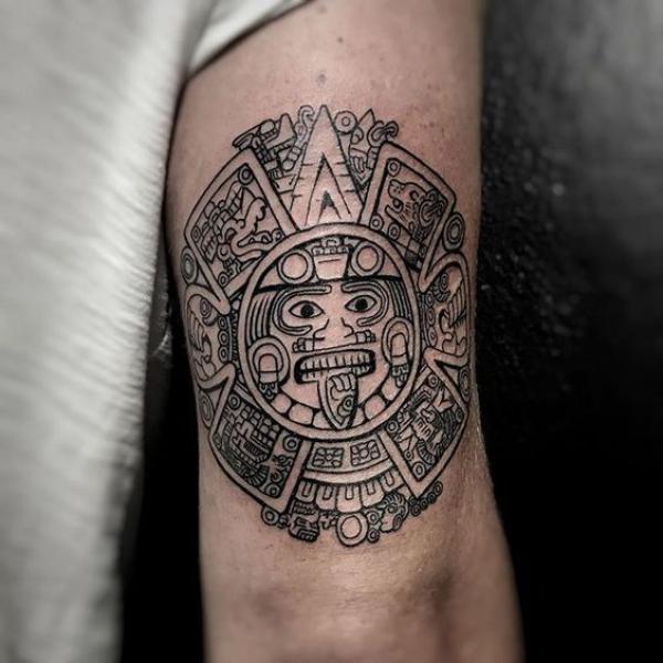 The Timeless Allure of the Aztec Calendar Tattoo