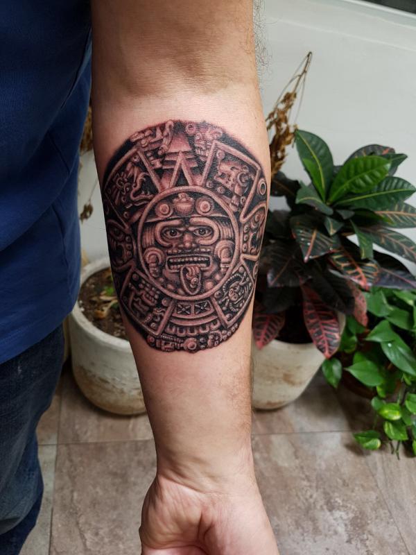 The Timeless Allure of the Aztec Calendar Tattoo