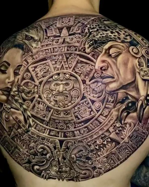 The Timeless Allure of the Aztec Calendar Tattoo