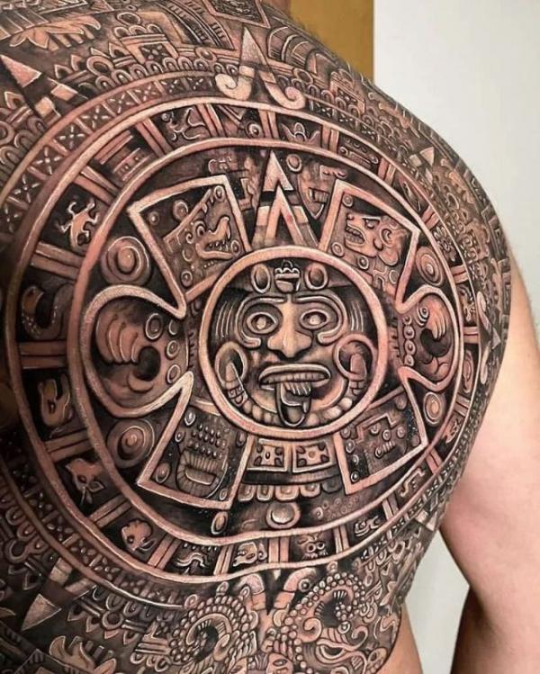 The Timeless Allure of the Aztec Calendar Tattoo