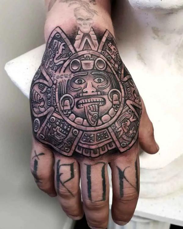 The Timeless Allure of the Aztec Calendar Tattoo