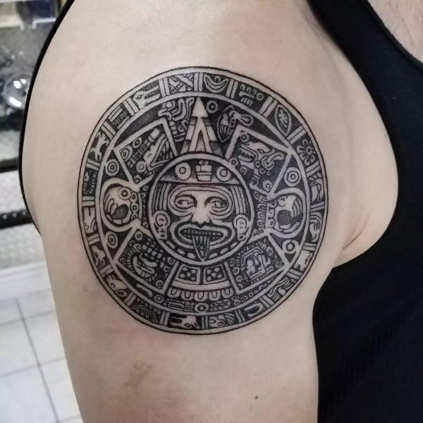 The Timeless Allure of the Aztec Calendar Tattoo