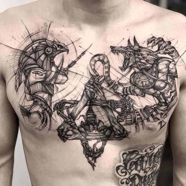 40 Horus Tattoo Design Ideas with Meaning