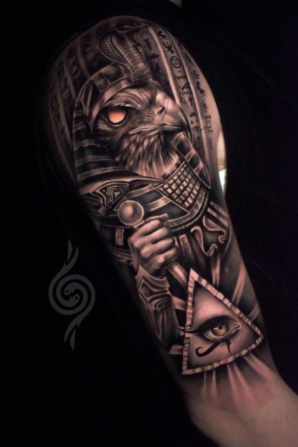 40 Horus Tattoo Design Ideas with Meaning
